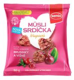 Müsli Srdíčka Brusinky a Višně 50g