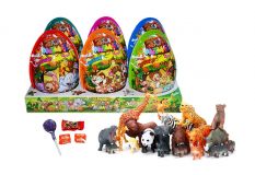 Vejce XXXL ZOO Animals 25g plast