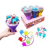 Ice Cream - pokladnička kornout s lízátky 70g
